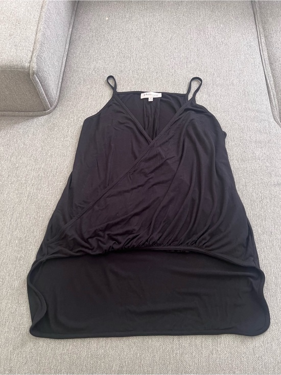 Philosophy Tops - Black Wrap-Front Camisole Top
